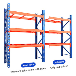 Sistema de Estanterías de Almacenamiento Industrial Chunxu, Estantería de Acero Selectiva para Paletas, Resistente, Ensamblable, con Protección Contra la Corrosión en Polvo - Product Image 5