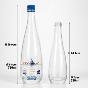 <span class=keywords><strong>Bouteille</strong></span> en verre cylindrique haut de gamme vide pour spiritueux, idéale pour la distillerie, avec logo personnalisé, emballage en verre en gros - Product Image 6