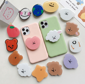 공장 맞춤형 로고 휴대폰 손가락 그립 홀더 원형 휴대폰 홀더 태블릿 거치대 - Product Image 1