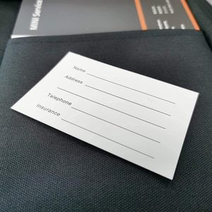 Organizador de coche de tela Oxford, bolsa de almacenamiento de documentos con múltiples bolsillos, guantera, soporte para tarjetas, color negro - Product Image 4