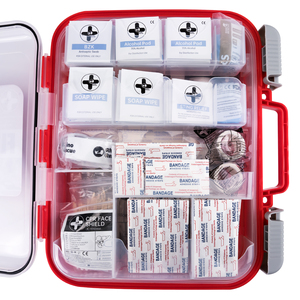 Kotak Penyimpanan Akrilik Pertolongan Pertama Rhino Rescue Kotak P3K untuk Rumah Dilengkapi Perlengkapan - Product Image 5