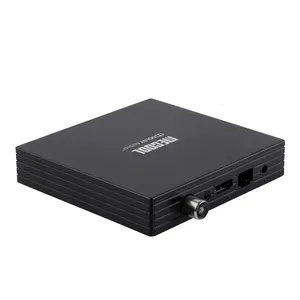 MECOOL-decodificador de TV Digital por satélite KT1 T2, receptor satélite con Android 10, 2gb, 16gb, Amlogic S905X4, DVB T2, PVR, 4K, novedad de 2021