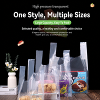 Sac de transport transparent à soufflets latéraux pour pâtisserie, sac en plastique pour boîte à gâteaux, emballage pour pâtisserie, café et dessert