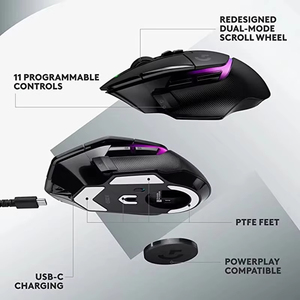 <span class=keywords><strong>Souris</strong></span> de jeu RGB sans fil <span class=keywords><strong>Logitech</strong></span> <span class=keywords><strong>G502X</strong></span> PLUS avec interface USB pour <span class=keywords><strong>souris</strong></span> optique LIGHTSYNC HERO25K & LIGHTFORCE - Product Image 4