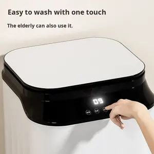 غسالة أحذية جديدة من Langsha ، ماكينة تنظيف كامل للجدار ، سعة كبيرة للاستخدام المنزلي ، غسيل وتجفيف متكامل ، إلكتروني بحوض واحد - Product Image 3