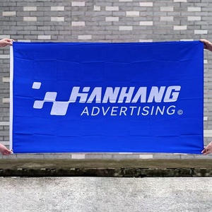 90x150cm 100% Polyester Flag Custom 3x5 Outdoor Promotion Printing Logo Big Large Double-sided Custom Flag