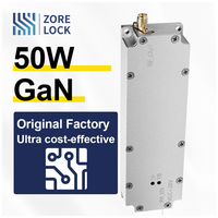 Penjualan langsung dari pabrik Zorelock 50 50W modul anti-drone 700M 915M GaN RF amplifier 20mhz-6GHz DC28V