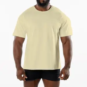 New Arrival Crew Neck Breathable Sport T Shirt 95%Cotton 5%Spandex Material Gym Quick Dry T Shirt For Men