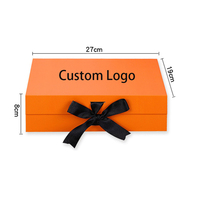 Caja popular de diseño personalizado, caja moderna corporativa de cartón duro para regalo con asa