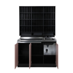 Estantes de exhibición eléctricos de acero inoxidable de alta calidad Estante de tienda de suministros de belleza Estante de góndola cosmética Estante de tienda de cosméticos 2727-36 - Product Image 4