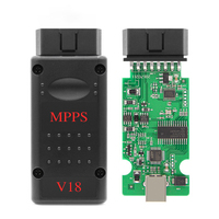MPPS V18 Main Tricore Multi-Boot con Cable Tricore para Programación de ECU, Diagnóstico Automático OBD2 USB, Cable de 12-24V