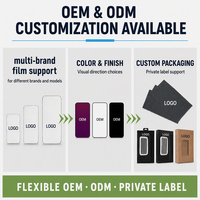 Protecteur d'écran en verre trempé pour téléphone, installation facile sans poussière, outil d'application pour iPhone 11 12 13 14 15 16 Pro Max Plus