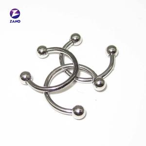 Anillo Circular de herradura para tabique nasal, aros de pezón de acero inoxidable, Labret, tabique nasal, ceja, Piercing para oreja, joyería para el cuerpo - Product Image 3