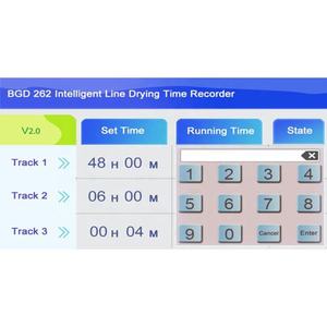 BGD 262 Enregistreur intelligent du temps de séchage en ligne/Testeur du temps de séchage en ligne - Product Image 5