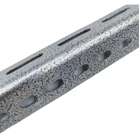 Размер под заказ, перфорированный, оцинкованный угловой стальной угловой профиль с прорезью