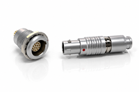 Connecteur circulaire métallique auto-bloquant UHUB Precision FGG EGG série 0B pour équipement de test médical
