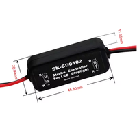 Module de commande de clignotant rapide bidirectionnel GS-100A TYPE-C PD 18W, lampe de frein LED pour voiture CD0102 12V/24V
