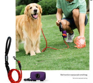 Dispenser Portatile per Sacchetti per Rifiuti di Animali Domestici, Porta Sacchetti per Cani Profumato e Impermeabile per Passeggiate all'Aperto - Product Image 4