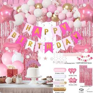 Paquete de Globos Negros para Cumpleaños, Artículos Promocionales para Fiestas, Decoración de Paredes para Bodas y Eventos - Product Image 3