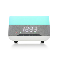 Diffuseur d'huiles essentielles à ultrasons avec haut-parleur Bluetooth, horloge et fonction de réveil, fabriqué à Shenzhen
