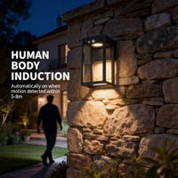 Lampes solaires de jardin, appliques murales extérieures, décoration de jardins, éclairage LED, lampes solaires, éclairage imperméable, mobilier