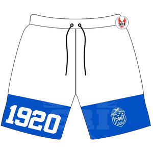 Broderie Zeta Phi Beta Sorority pour femmes, short en polyester |   Ensemble de shorts boutonnés sublimés avec lettres grecques courtes de la sororité ZPB - Product Image 1