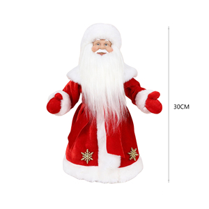 Adorno de Papá Noel Rojo de 30 cm de Fábrica SOTE para Año Nuevo, con Guantes de Felpa Rojos, Decoración Interior para Rusia - Product Image 3