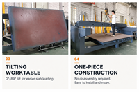 Scie à pont CNC monobloc pour la découpe de pierre, granit et marbre - Grande vente