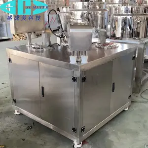 Lotion Face Cream Vacuum Homogenizer Emulsification Machine Mayonnaise Production Tomato Ketchup Cream Cheese Making Machine