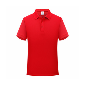 Polo Shirt Short Sleeve Solid Color Polyester Quick Dry Workwear Daily Wear - Product Image 2