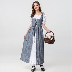 <span class=keywords><strong>Disfraz</strong></span> Retro de Diosa para <span class=keywords><strong>Mujer</strong></span>, Vestido de Princesa Irlandesa <span class=keywords><strong>Medieval</strong></span> para Halloween, Elegante Traje de Sirvienta para Fiesta de Carnaval, <span class=keywords><strong>Disfraz</strong></span> de Personaje de TV o Película - Product Image 1