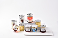 En stock – Vente en gros – Pot en plastique PET blanc transparent avec couvercle à vis et large ouverture pour bonbons, aliments, thé parfumé, sucre, gelée, gâteaux