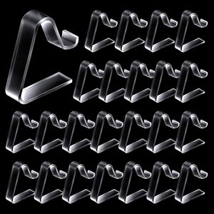 24 pinces de support de couverture de table coupe-vent pinces de <span class=keywords><strong>nappe</strong></span> transparentes transparentes pour activités intérieures et extérieures - Product Image 3