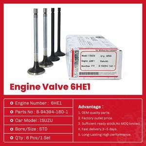 Впускной выпускной клапан двигателя <span class=keywords><strong>4G63</strong></span> MD127840 клапан двигателя для автозапчастей MITSUBISHI - Product Image 4