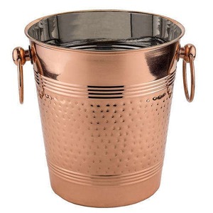 Cubo de Hielo Metálico de Doble Capa con Diseño Único y Juego de Pinzas para Hielo, Ideal para Entretenimiento en el Hogar y Eventos, Disponible para la Venta - Product Image 3