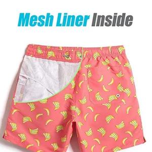 Trajes de Baño para Hombre de Talla Grande con Estampado Personalizado, Diseño de Parches y Laterales de Malla, Muy Populares - Product Image 4