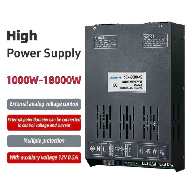 High Efficiency 3000W 2-Year Warranty Single Output Industry Switching Power Supply