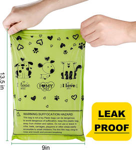 Logo personnalisé Sac de déchets de chien biodégradable compostable <span class=keywords><strong>terre</strong></span> amidon de maïs biodégradable sacs de merde biodégradables avec distributeur - Product Image 3