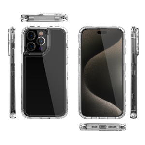 <span class=keywords><strong>Per</strong></span> <span class=keywords><strong>iPhone</strong></span> 16 cassa del telefono cellulare 1.5MM trasparente acrilico <span class=keywords><strong>Cover</strong></span> posteriore trasparente TPU paraurti custodia <span class=keywords><strong>per</strong></span> <span class=keywords><strong>iPhone</strong></span> <span class=keywords><strong>SE</strong></span> 12 13 14 15 Mini Pro Max - Product Image 5