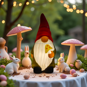 Spring Easter Gnomes Decorative <b>Tabletop</b> Figurines Tiny Dwarf Gnomes - Product Image 5