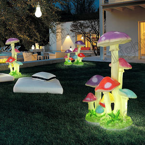 Giardino esterno Di Natale illuminato decorativo in fibra di vetro cervo sculture statue per la vita di formato - Product Image 5