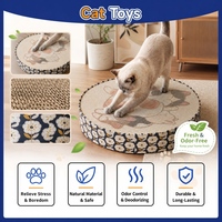 Griffoir pour chat ergonomique innovant en forme de vague avec carton réversible haute densité pour les griffes