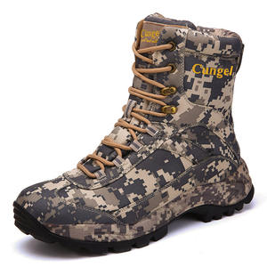 Venta al por mayor de gran tamaño de camuflaje <span class=keywords><strong>botas</strong></span> de combate para la caza nuevo botín de tobillo con cordones al aire libre entrenamiento de los hombres <span class=keywords><strong>botas</strong></span> tácticas - Product Image 3
