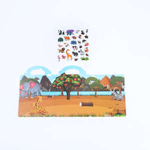 Libro Sensorial Portátil de Gelatina con Pegatinas Reutilizables, para Desarrollar Habilidades Motoras y Cognitivas, Pegatinas de Gelatina Lindas e Impermeables - Product Image 3