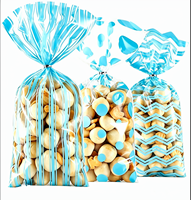 Sacs d'emballage en plastique personnalisés à motif étoilé, nouveau style transfrontalier, pour biscuits et bonbons de fête d'Halloween et de Noël, avec fermeture à lien, Guangdong