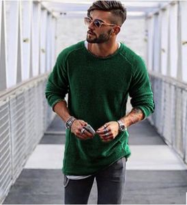 Men's New Fashion Wholesale Oversized <strong>Cable</strong> <strong>Knit</strong> Tops Long Sleeve O-Neck Pullover <strong>Sweater</strong> for Autumn Streetwear - Product Image 3