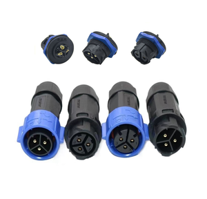 Enchufe de Panel autoblocante M25 Conexión rápida <span class=keywords><strong>Tipo</strong></span> tornillo IP67 Cable de alimentación impermeable Conector de 3 4 5 pines - Product Image 1