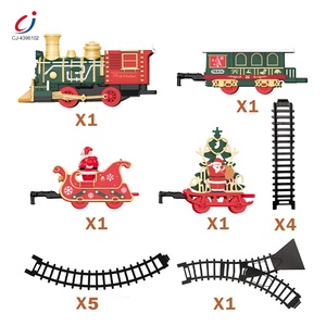 Chengji <span class=keywords><strong>noël</strong></span> modèle <span class=keywords><strong>train</strong></span> ensembles <span class=keywords><strong>électrique</strong></span> garçon <span class=keywords><strong>petit</strong></span> assemblage bricolage jouet fille son lumière enfants <span class=keywords><strong>train</strong></span> modèle avec rail - Product Image 2