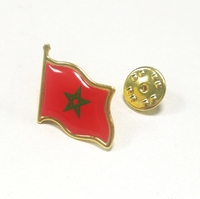 Usine Maroc Drapeau Épinglettes En Vrac Métal Marocain Broche Badge Souvenir pour Hommes Femmes Vêtements Sacs Chapeaux