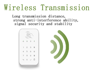 433MHz RFID bàn phím được sử dụng để đi cánh tay/Home arm/giải giáp vũ khí hệ thống, và cũng với chuông cửa nút cho hệ thống báo động nhà - Product Image 5